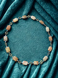 Red Coral Fossil Necklace