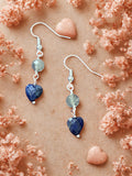 Labradorite and Lapis Earrings